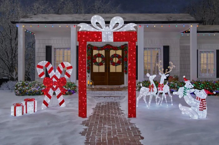 Walmart outdoor christmas decor