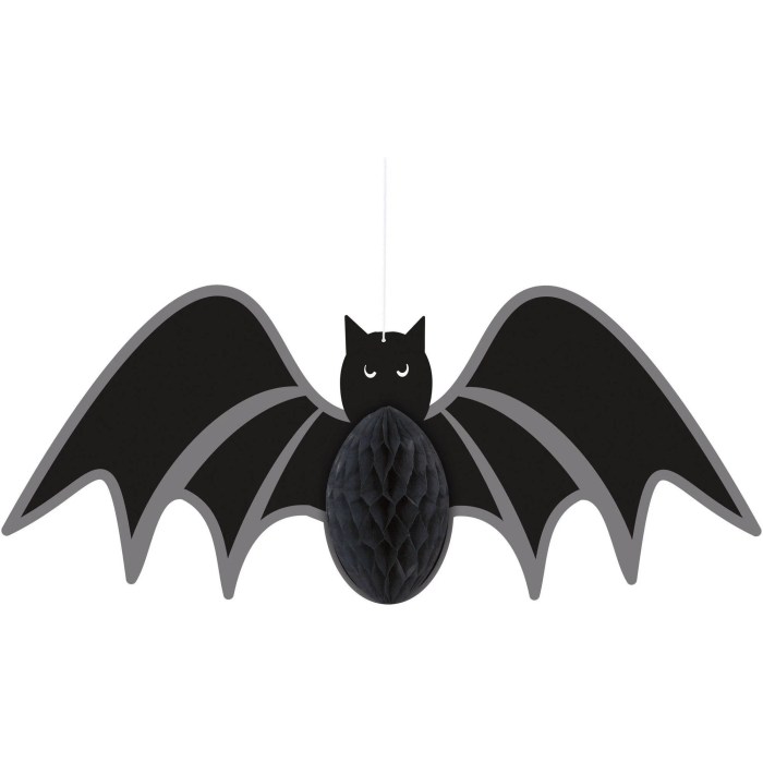 Outdoor bats halloween decor