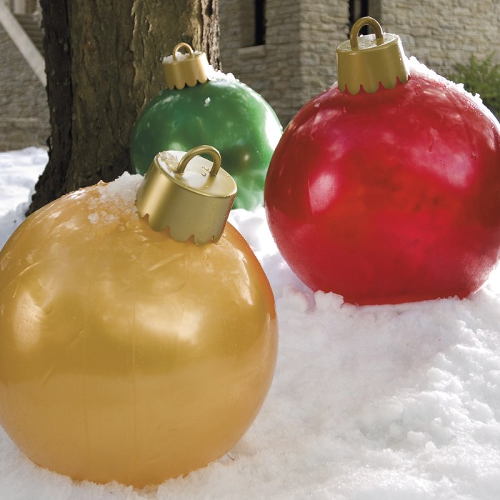 Extra large outdoor christmas decor