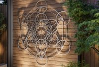 Sculpture exterior metatron stainless