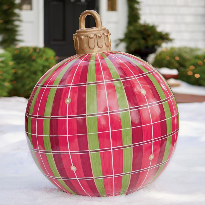 Large outdoor christmas decor