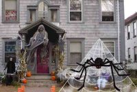 Scary halloween decor outdoor