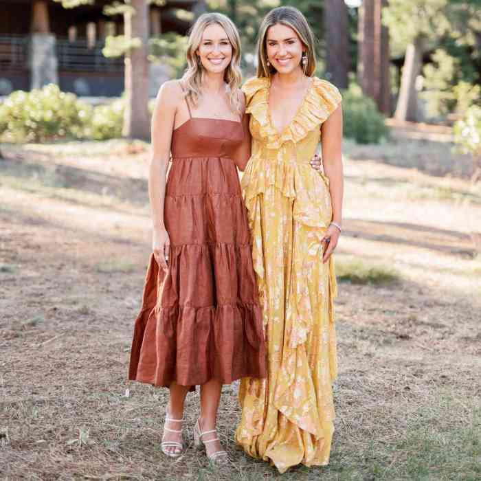 Ruffle midi dress wedding guest